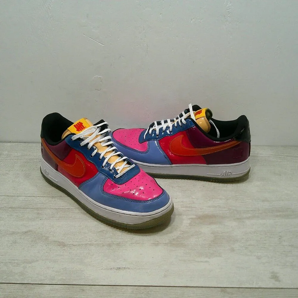 Nike Undefeated x Air Force 1 Low "Total Orange" Collaboration Size 11 - Picture 4 of 12